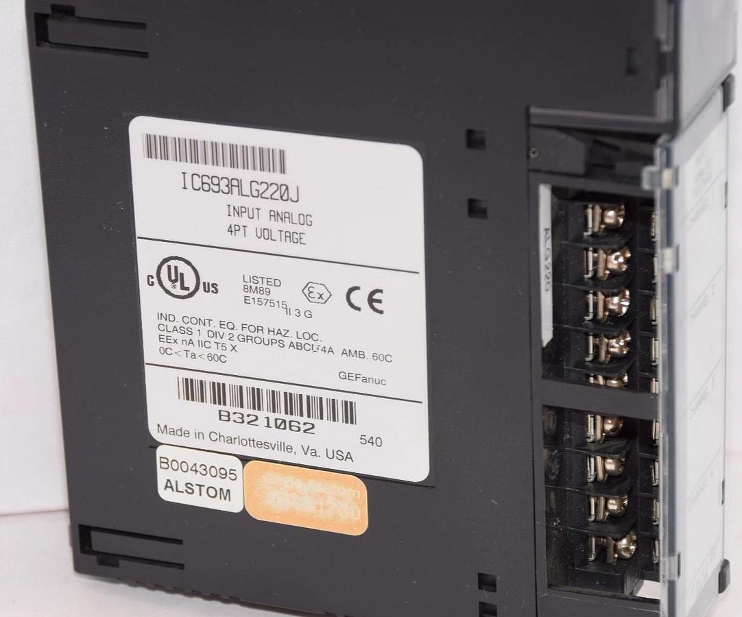Used GE FANUC Input Analog Module IC693ALG220J 4PT Voltage
