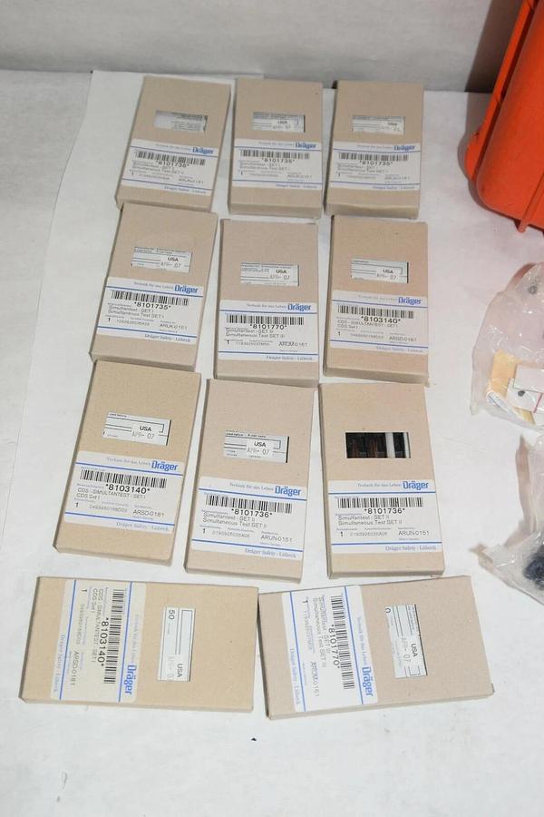 Used Drager 4056098 HazMat Simultest Kit With Accessories