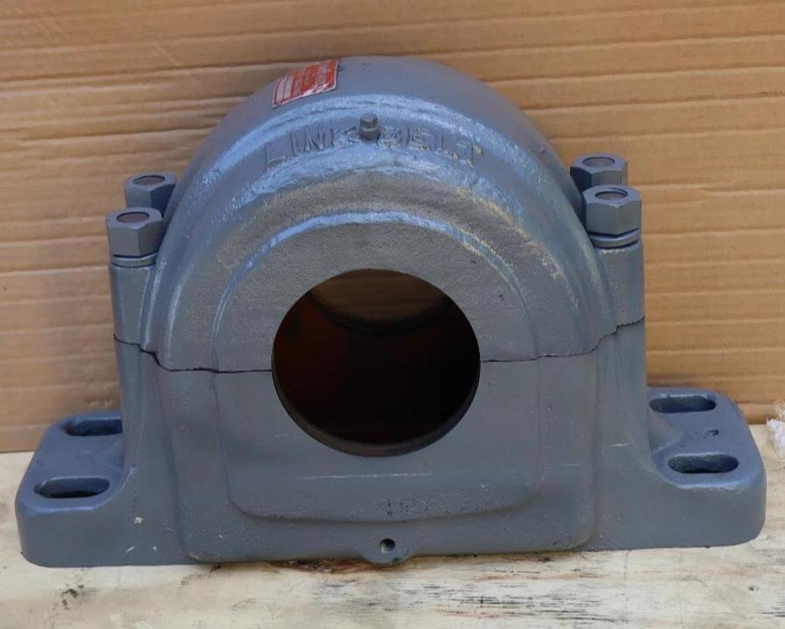 Link Belt 4 Bolt 5-7/16 Split Plummer Pillow Block Bearing HOUSING GP6887FC NOS
