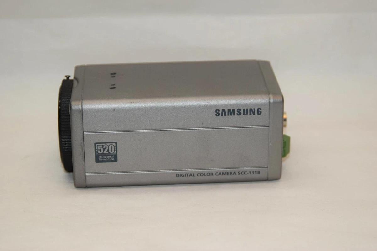 Used SAMSUNG SCC-131B Digital Color 520 Horizontal Resolution 24V 3W Security Camera
