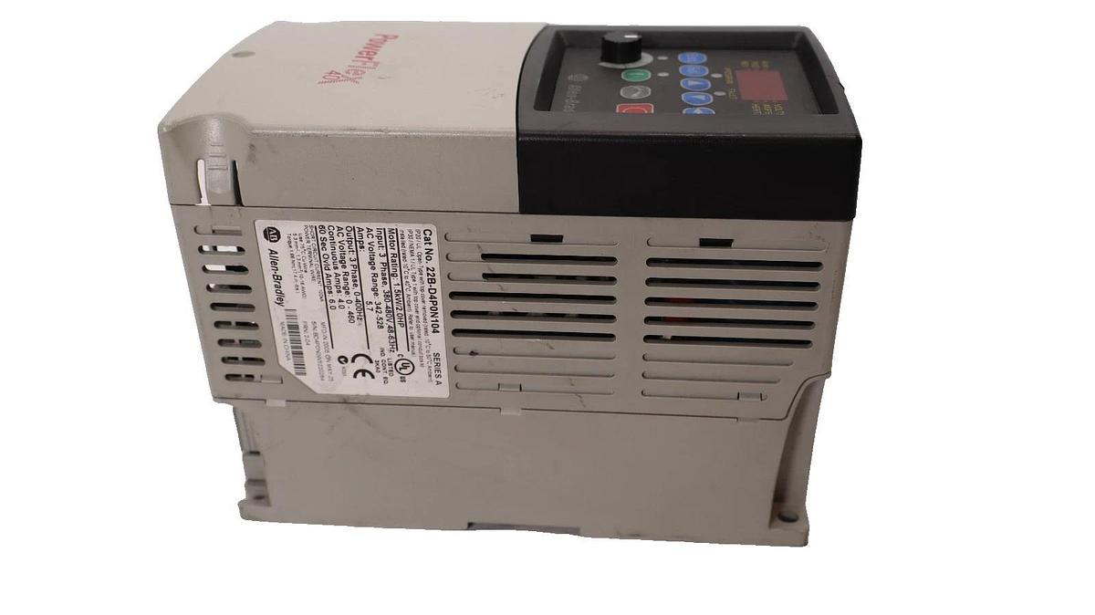 Used Allen Bradley PowerFlex 40 AC Drive 22B-D4P0N104 Series A 1.5kw 2hp