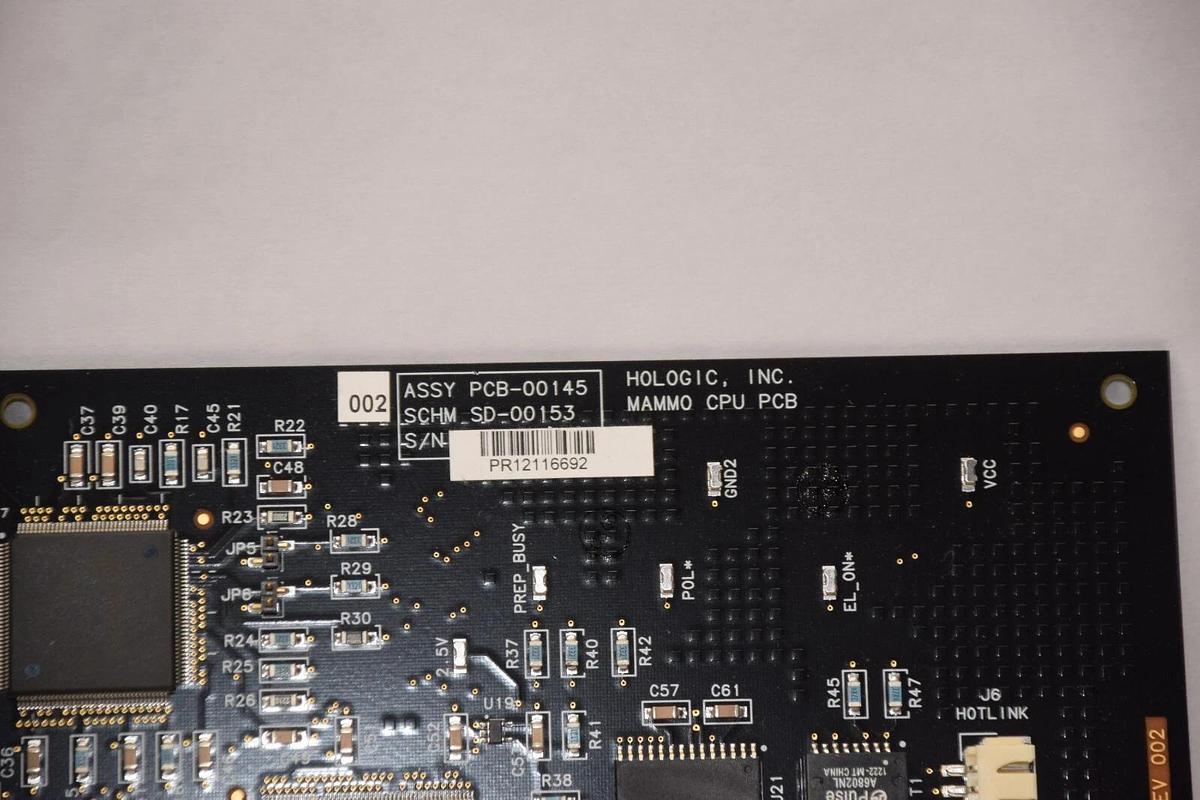 Used HOLOGIC PCB-00145 PCB00145 SD-00153 SD00153 Mammo CPU PCB Circuit Board Card