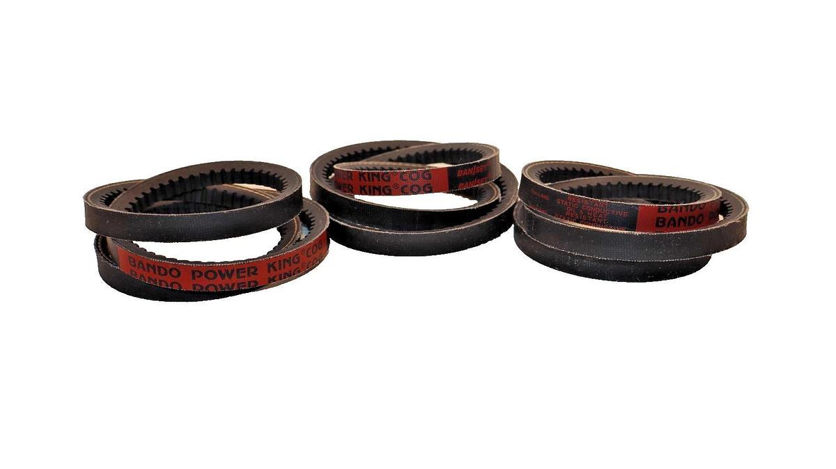 Bando Cogged V-Belt Belt AX-35 AX35 Static Conductive (Lot of 3 - New)