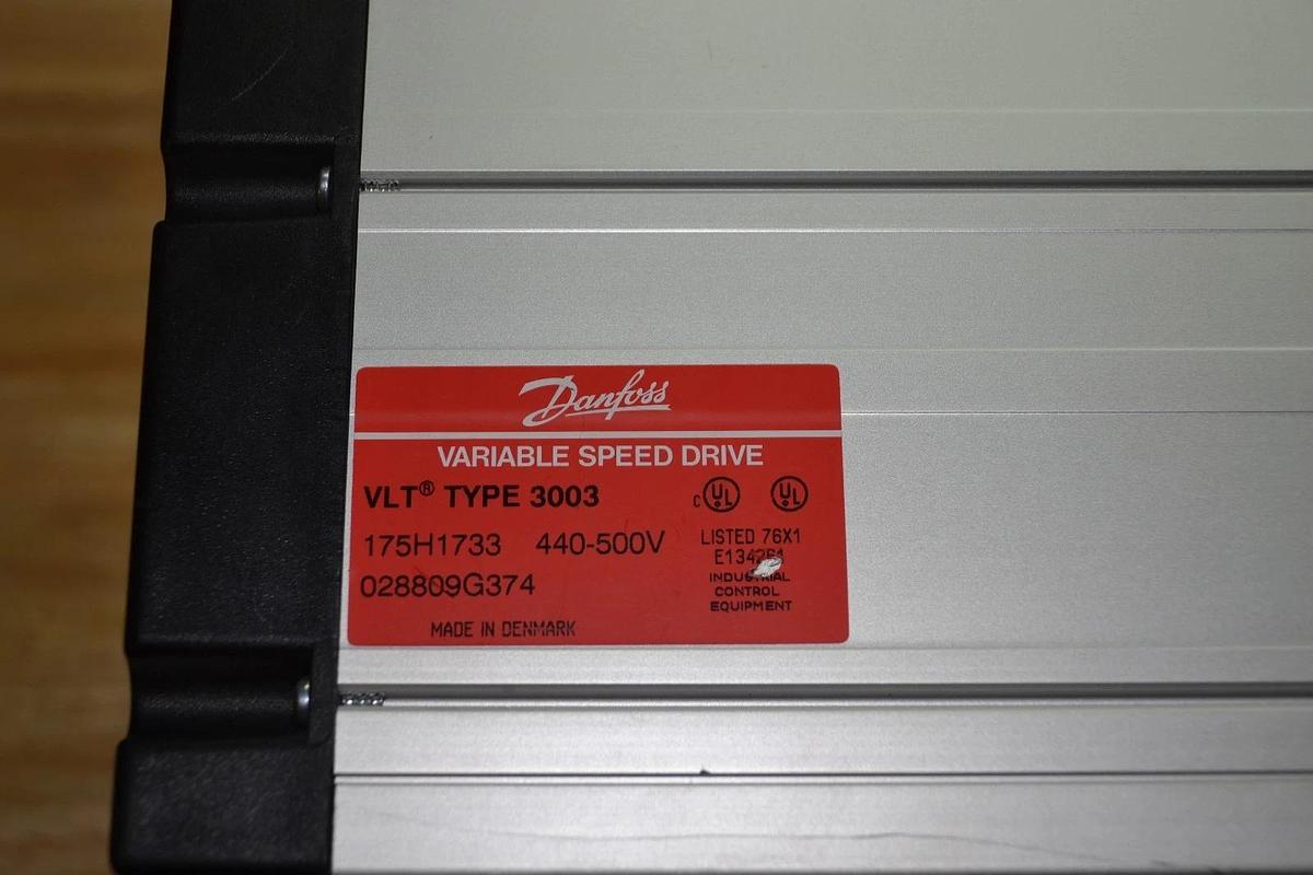 Used Danfoss Variable Speed Drive VLT Type 3003 175H1733 440-500v