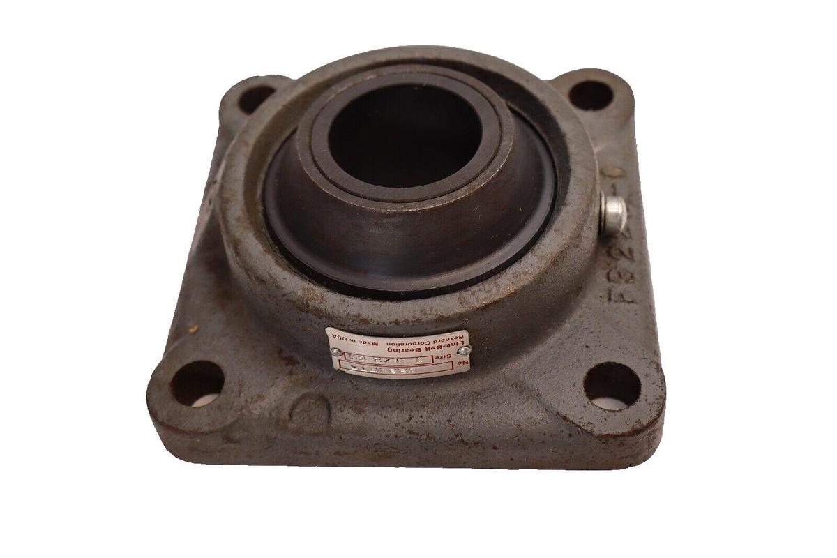 (NEW) LINK-BELT F3225-0 , 3224FT3 1-1/2" Bore 4-Bolt Flange Bearing With Insert