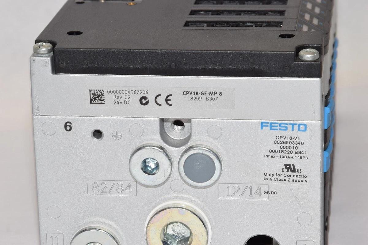 (NEW) FESTO CPV18-VI Valve Manifold With CPV18-GE-MP-8 Interface