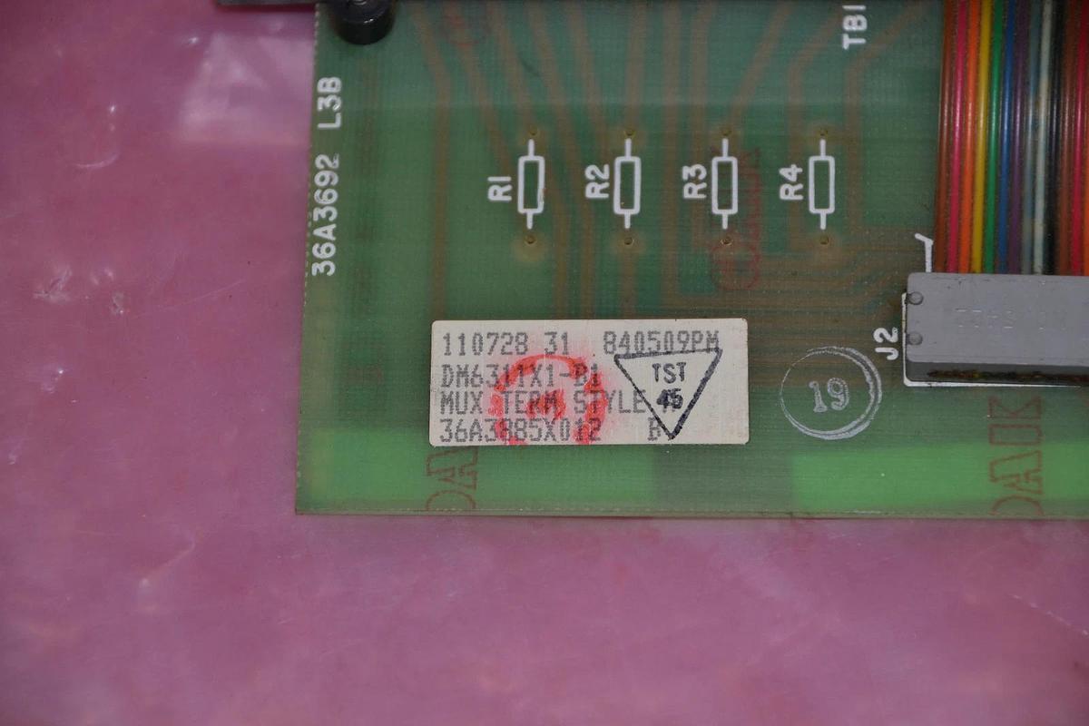 Used FISHER ROSEMOUNT CIRCUIT BOARD CARD 36A3885X012 36A3885X012
