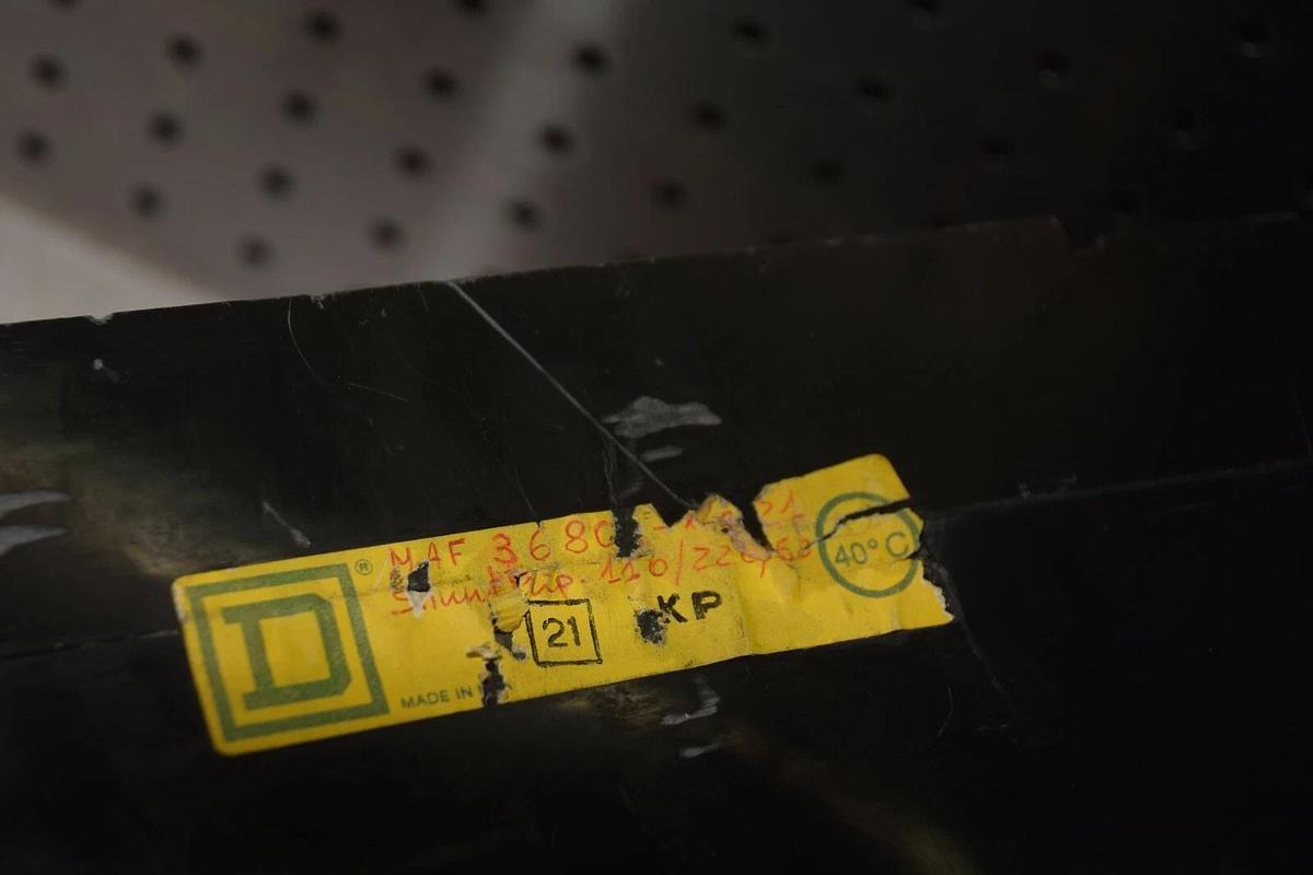 Used Square D MAF36800 Circuit Breaker 800A 600 VAC  800 Amp