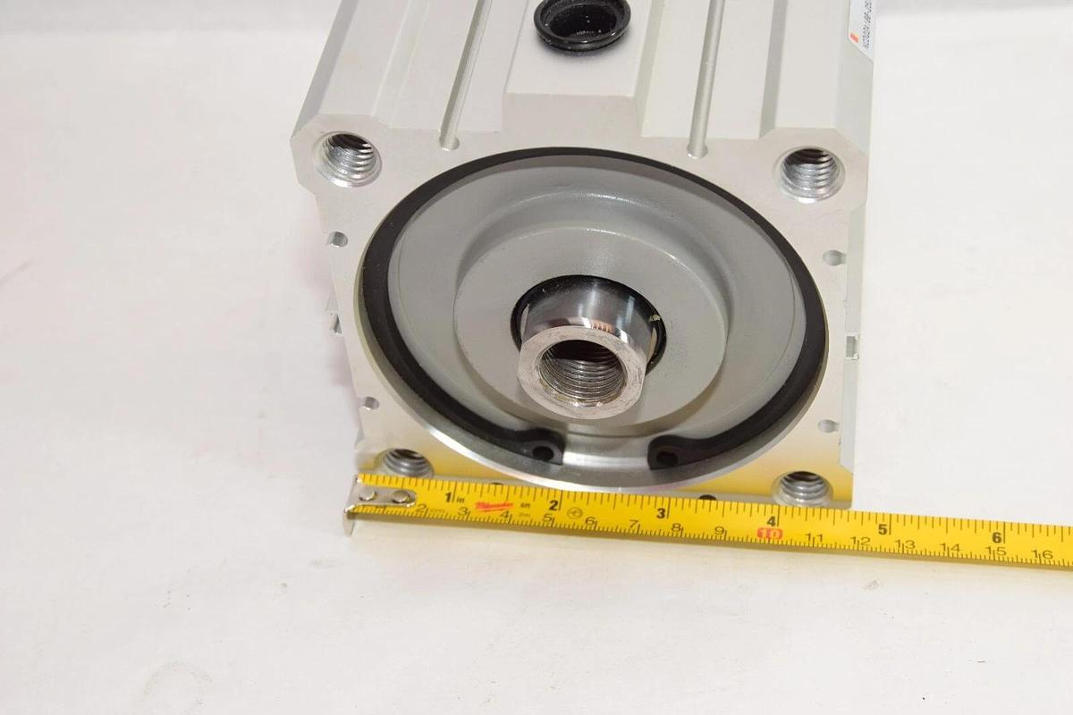 (NEW) SMC NCDQ2A100-25DC 145psi 1.0MPa Double Acting Pneumatic Cylinder