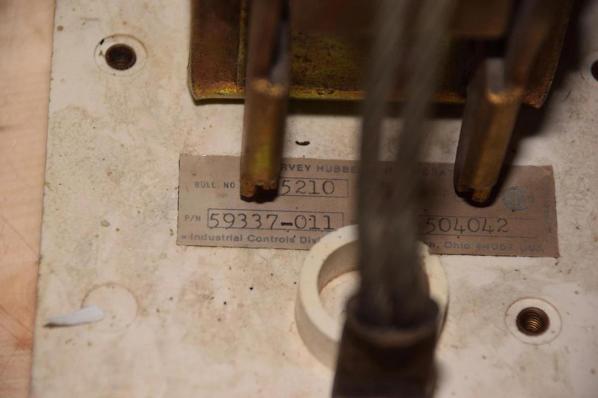 Harvey Hubbell Contactor 5210 59337-011 500v Max Size Sz 3 5210 59337011