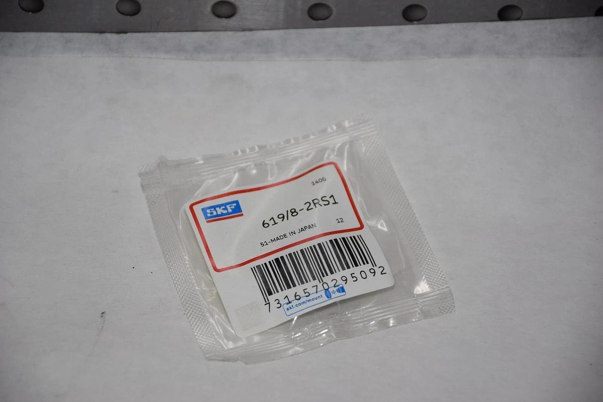 SKF 619/8-2RS1 DOUBLE SEALED DEEP GROOVE BALL BEARING NEW