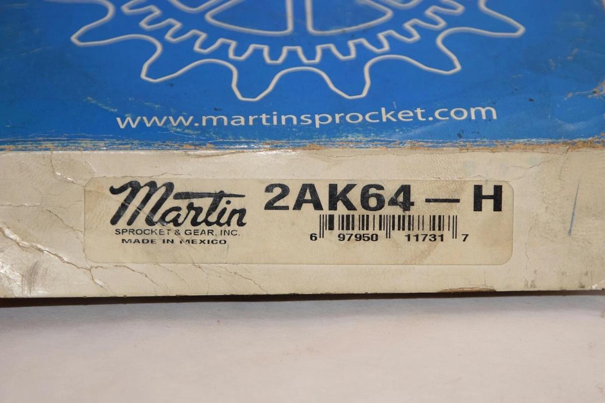 (NEW) MARTIN 2AK64-H 2AK64H Double Groove Pulley