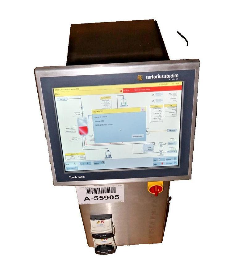 Used Sartorius Stedim Biotech SARTOFLOW Alpha Plus SU Filtration System 115v