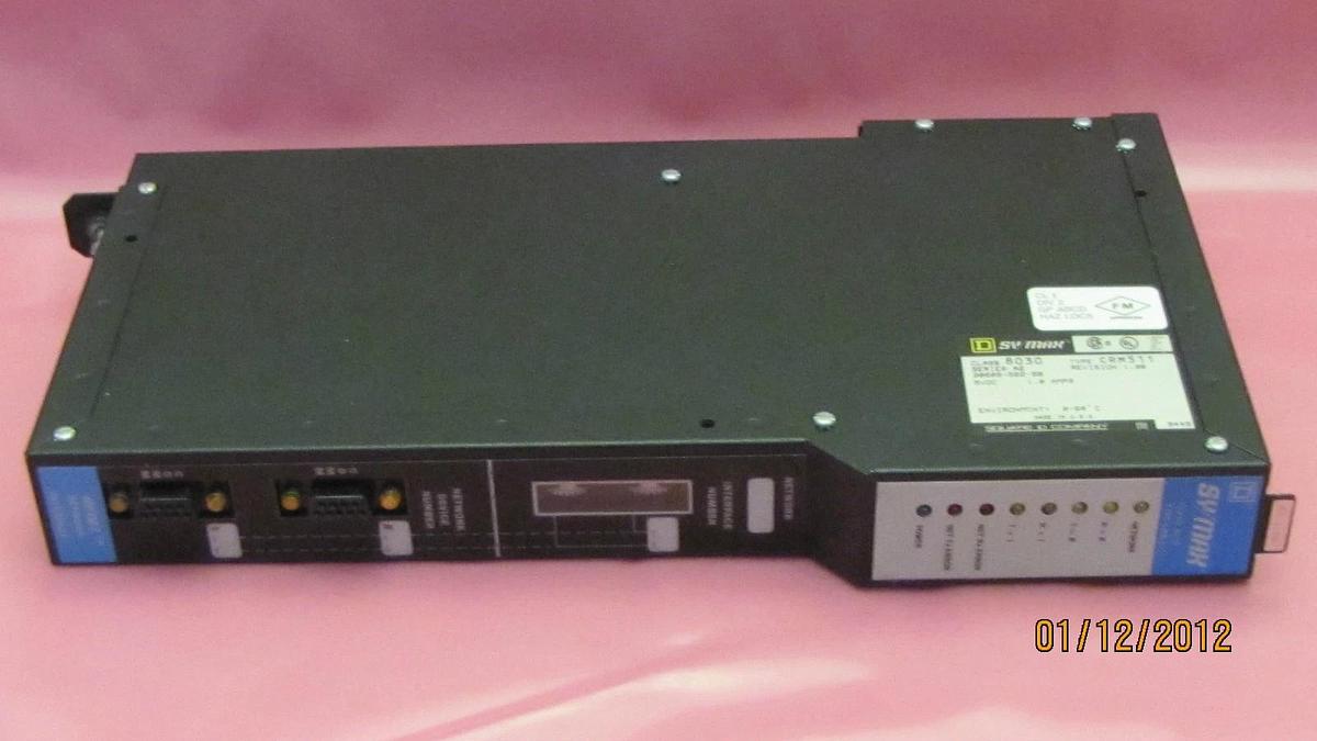 Used SQUARE D SY/MAX ANALOG INPUT MODULE 8030 CRM511 A2 8030CRM11 REV.1.00