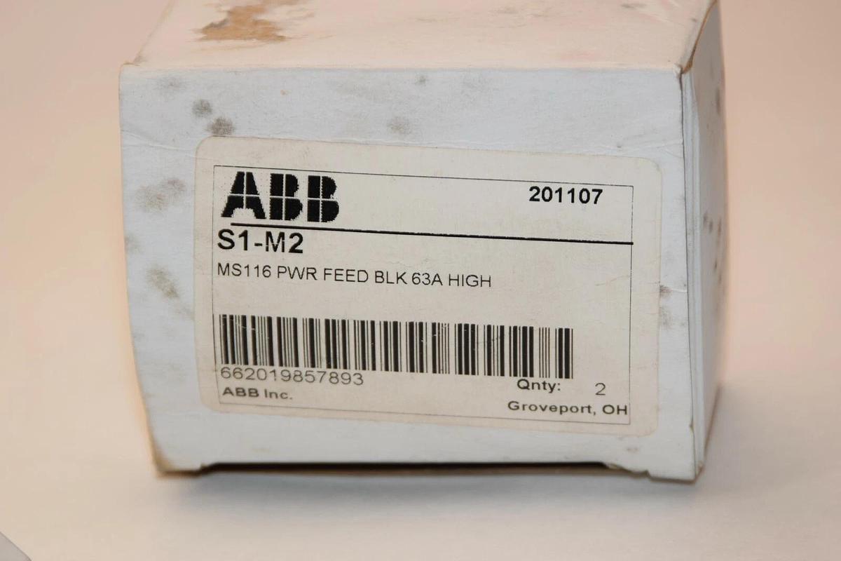 (NEW) ABB S1-M2 S1M2 MS116 Power Feed Block