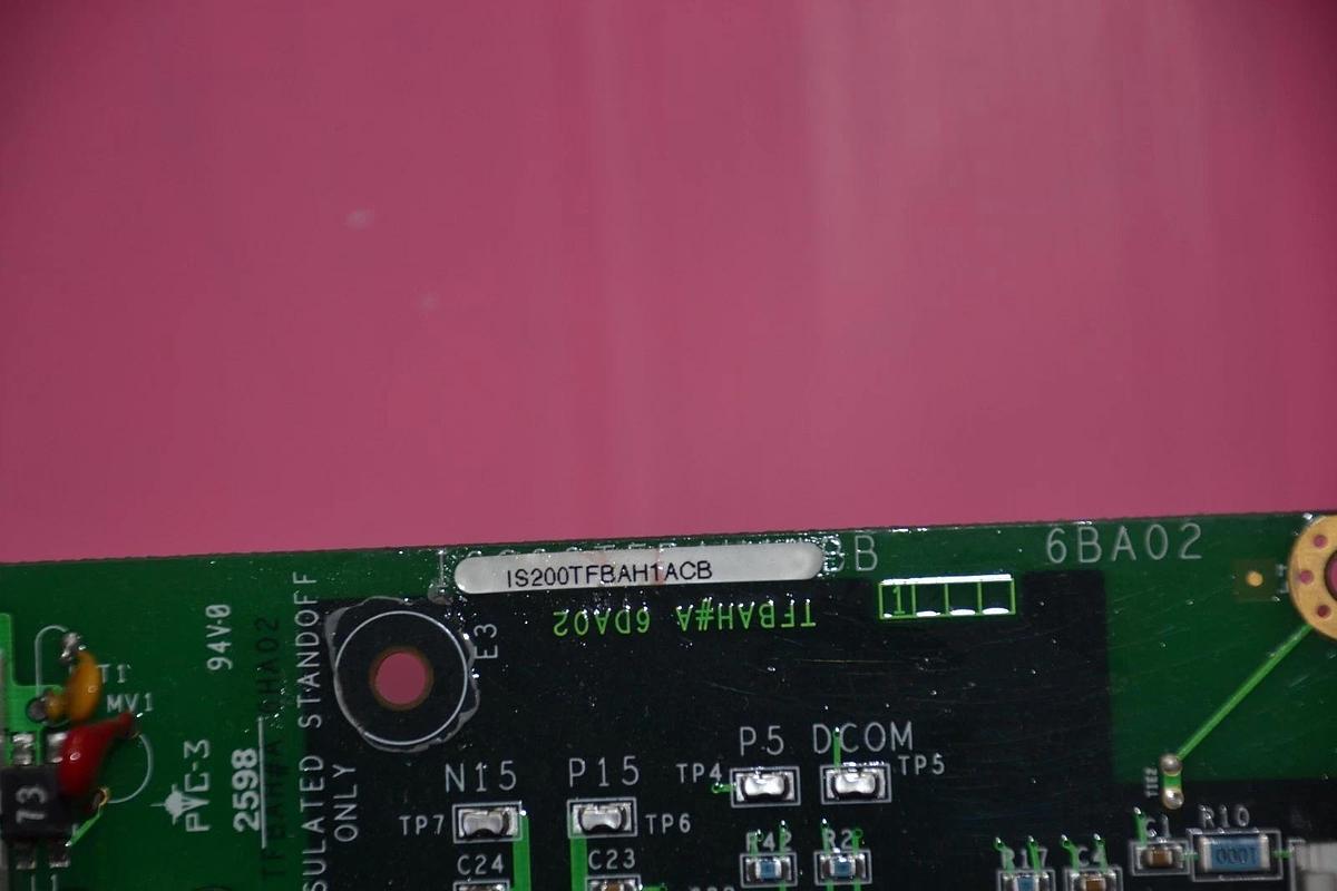 Used GENERAL ELECTRIC IS200TFBAH1ACB 6BA02 W/BICRON B8429 FIBER OPTIC BORAD