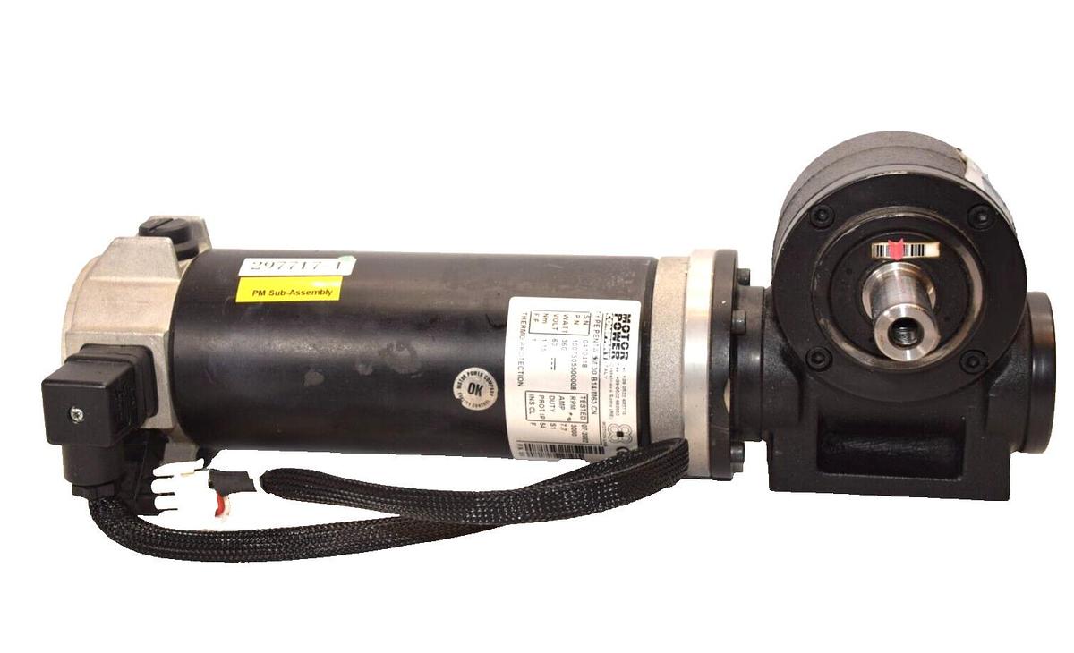 Used MOTOR POWER COMPANY 1007505500008 Drive With BJ GEAR DK-8660 Gearbox Head