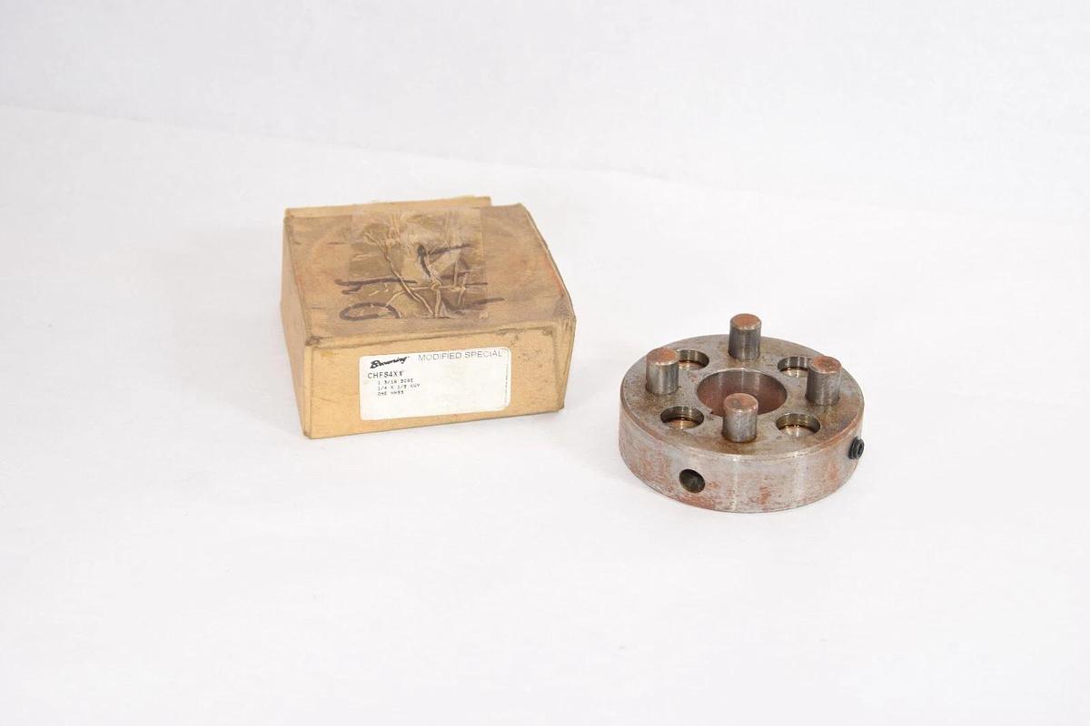 (NEW) BROWNING CHFS4X1 1-3/16" Bore 1/4" x 1/8" Kwy Flex Coupling Hub