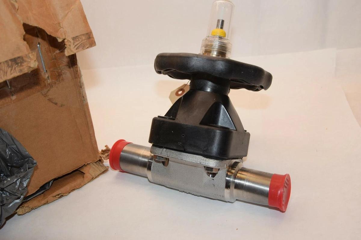 (NEW) ITT INDUSTRIES 15-F-428-6-16-963 15F428616 1-1/2" Pure-Flo Sanitary Valve