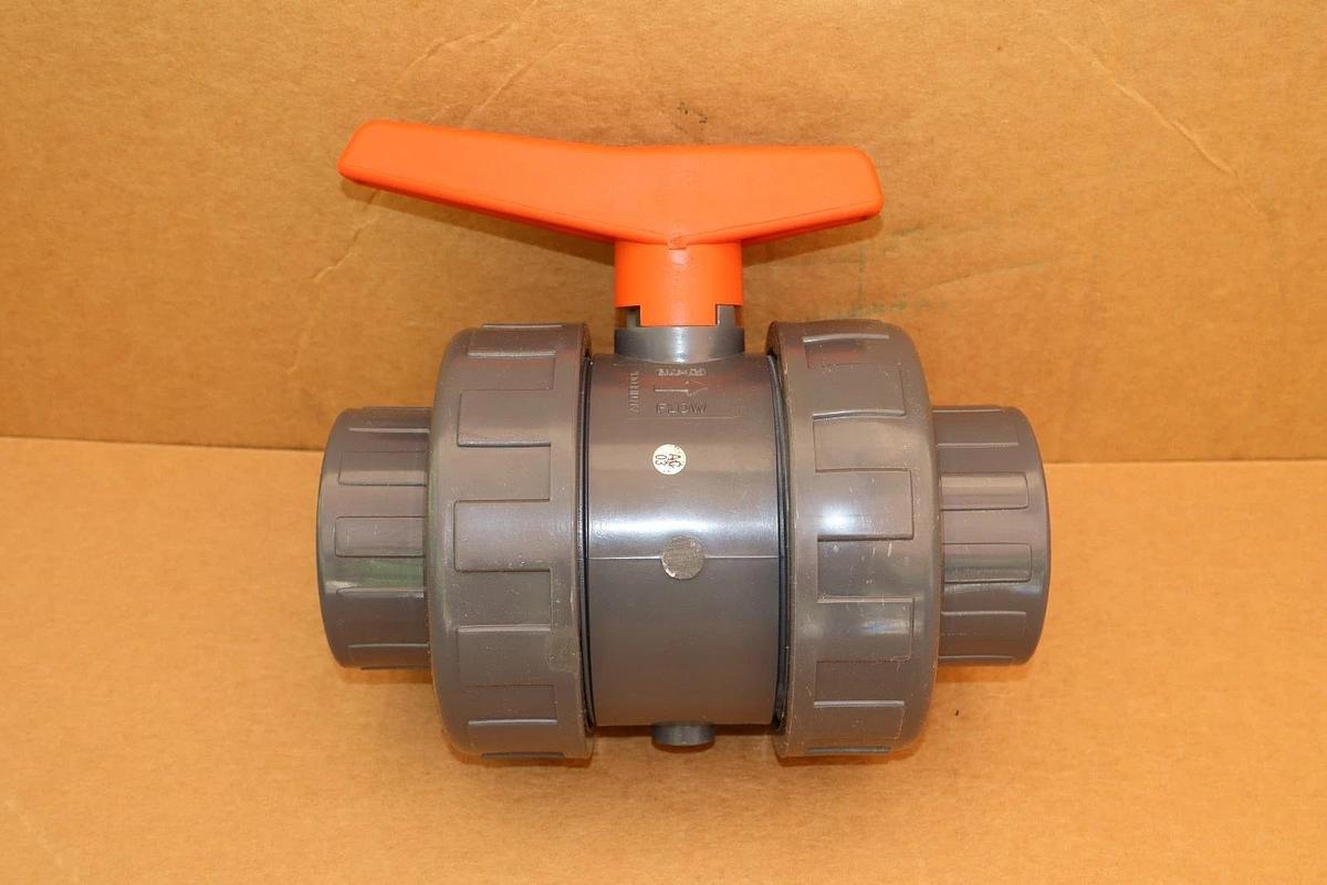 CEPEX Hayward 2-1/2" Ball Valve T/U Thread 2-1/2" Viton PVC 2.5" CPX21161 (NEW)