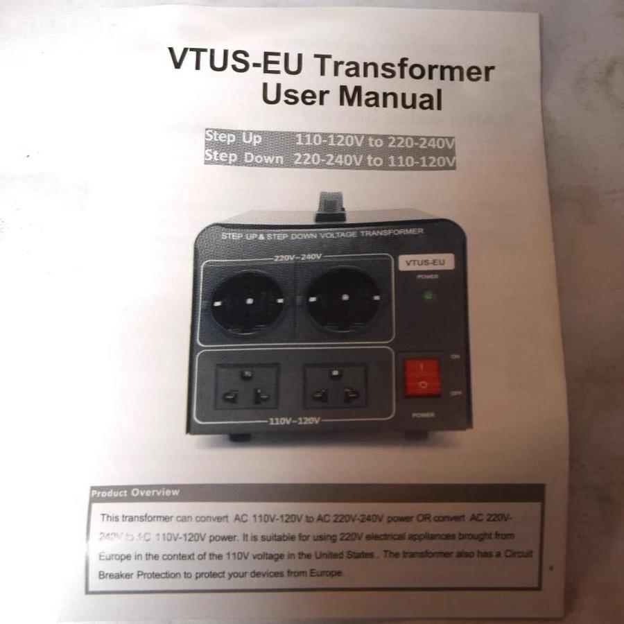 Lvyuan VTUS-EU5000 , VTUSEU5000 110-120V Step up & Down Voltage Transformer -New