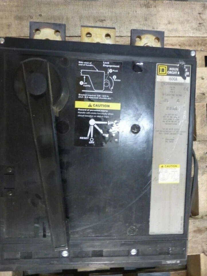 Used Square D PAF361600DC1680 1600A DC Circuit Breaker 1600 Amp