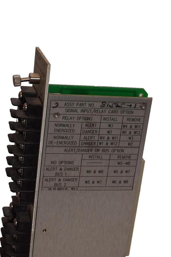 Used Bently Nevada 81545-01 Signal Input/Relay Card Option Module