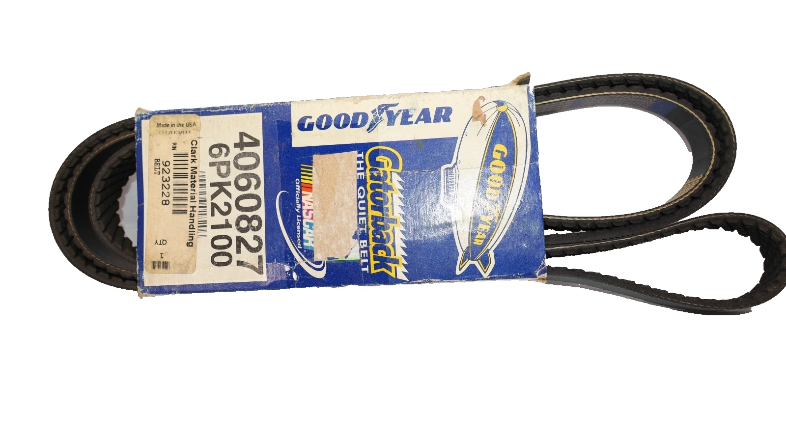 Goodyear Multi Serpentine Belt V-Belt Gatoback 4060827 6PK2100 923228 USA