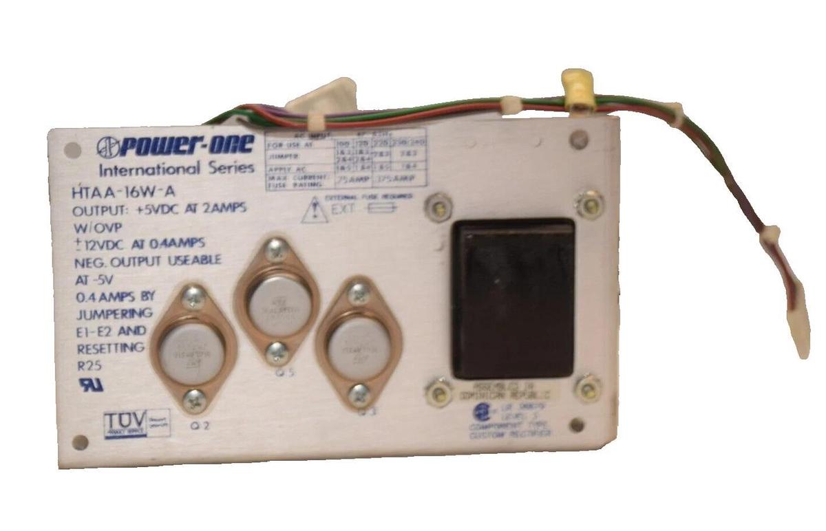 Used Power-One Power Supply International Ser HTAA-16W-A 5vdc at 2a w/ OVP HTAA16WA