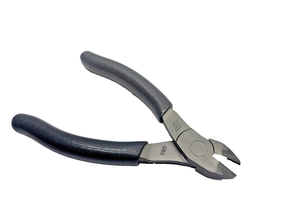 Used Snap-on Tools NEW DARK TITANIUM 5" Soft Grip Diagonal Cutter Pliers 85ACFDT *NEW