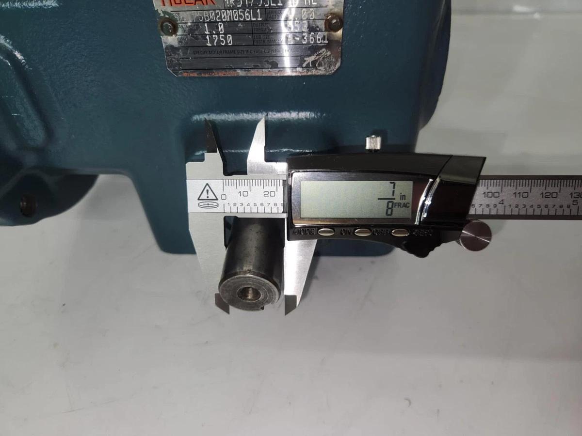 Refurbished Dodge Tigear Q175B020M056L1 Worm Gearbox 20:1 speed Reducer 1Hp RH