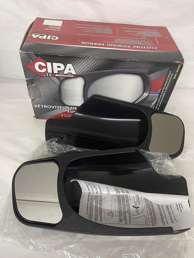 CIPA 10900  Pair Of Towing Mirrors fits Chevrolet/GMC/Cadillac 2007-2013 NEW!!