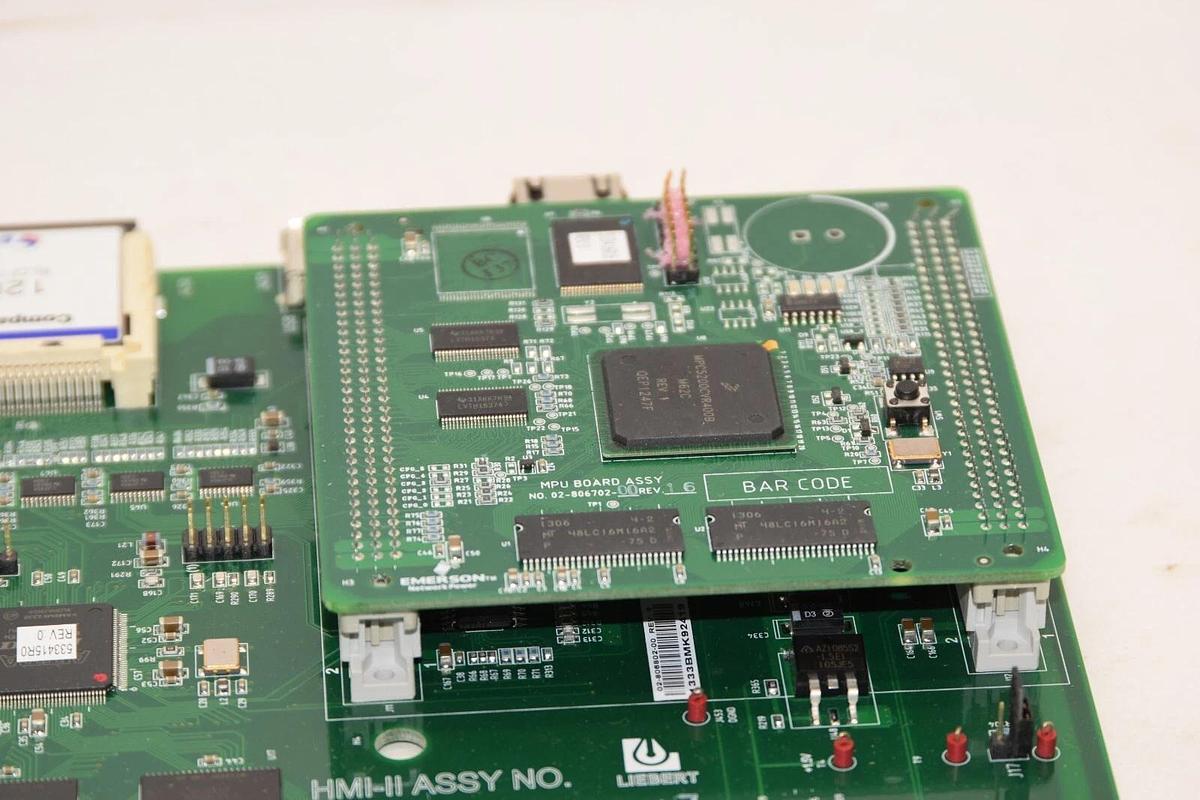 (NEW) EMERSON / LIEBERT 02-817849-00 Rev 17 02-806802-00 Rev 5 HMI-II Assy Board