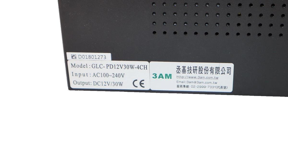 Used 3AM GLC-PD12V30W-4CH 100-240V ac LED Power Supply with Backlighting modules