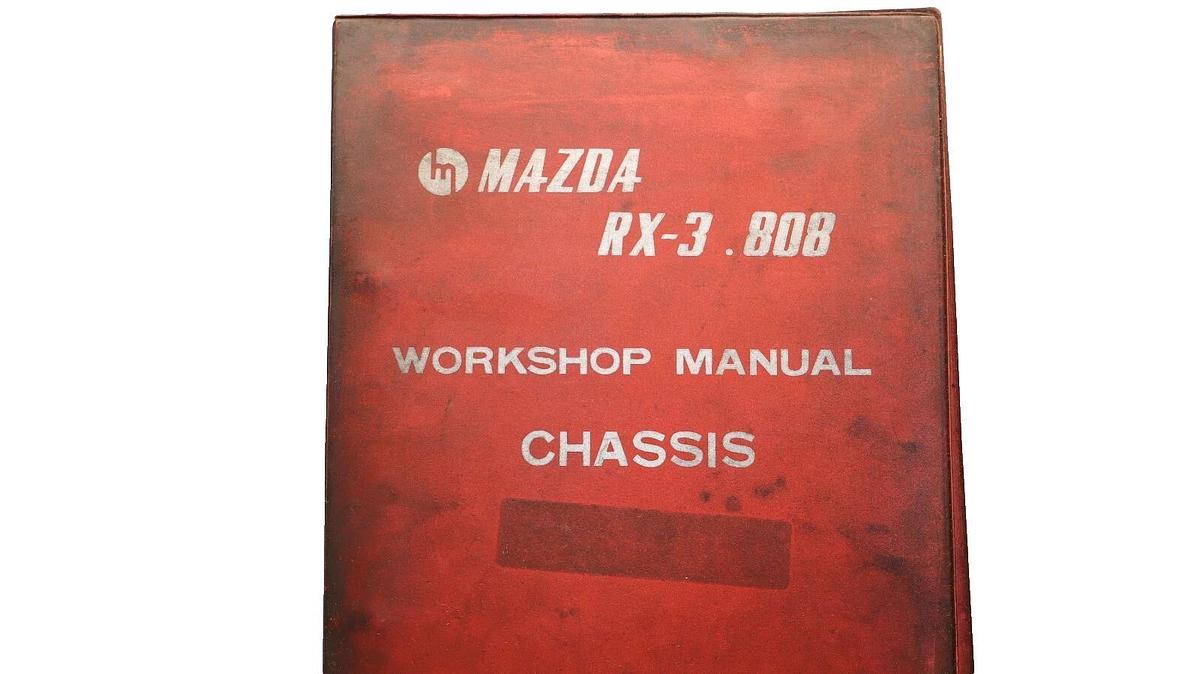 Used MAZDA RX-3 , 808 Chassis Workshop Manual