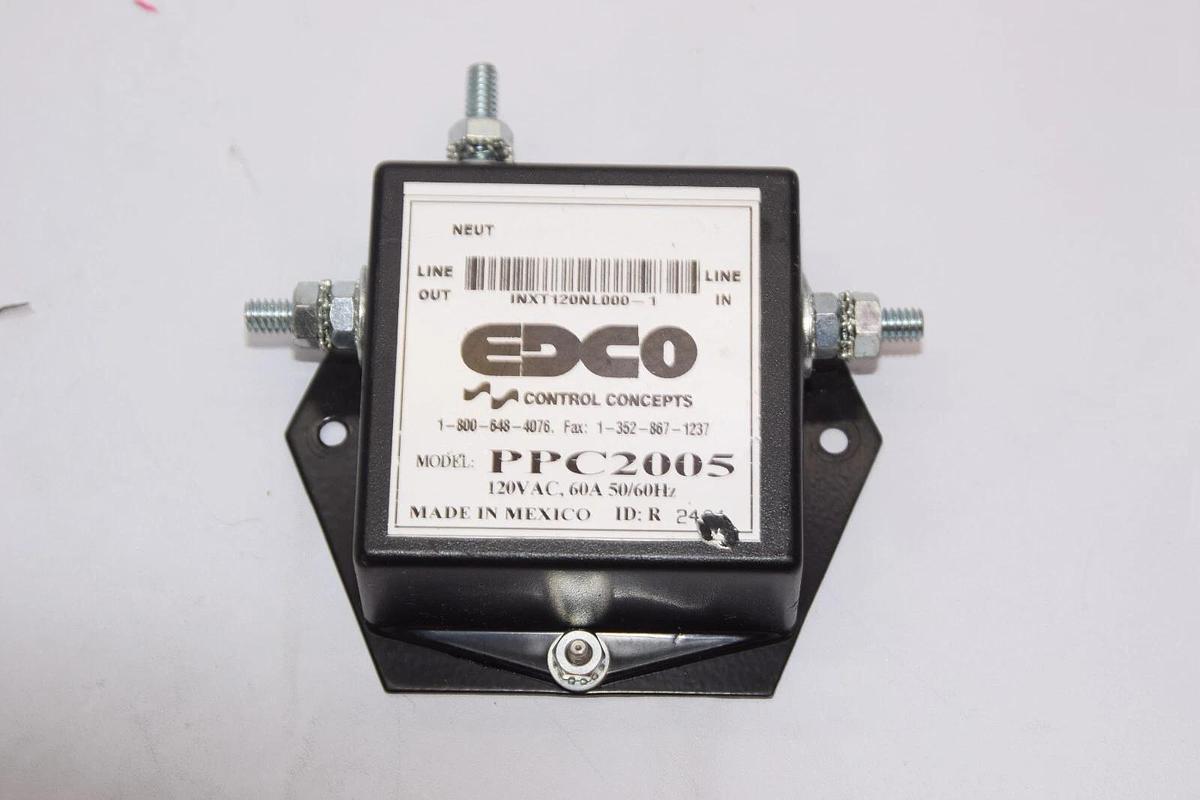 Used EDCO INXT120NL000-1 PPC2005 120Vac 60A 50/60Hz Surge Protector