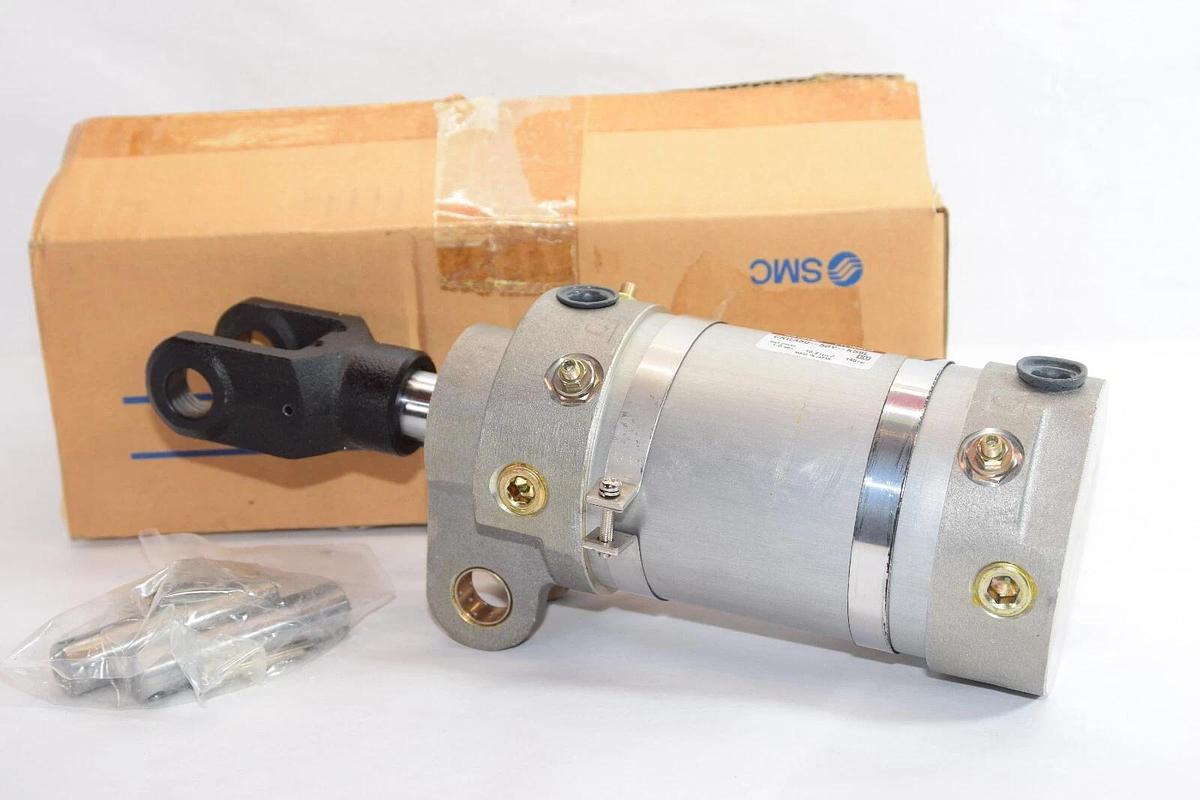 (NEW) SMC CKGA80-50Y-K59L 145psi  Pneumatic Clamp Cylinder