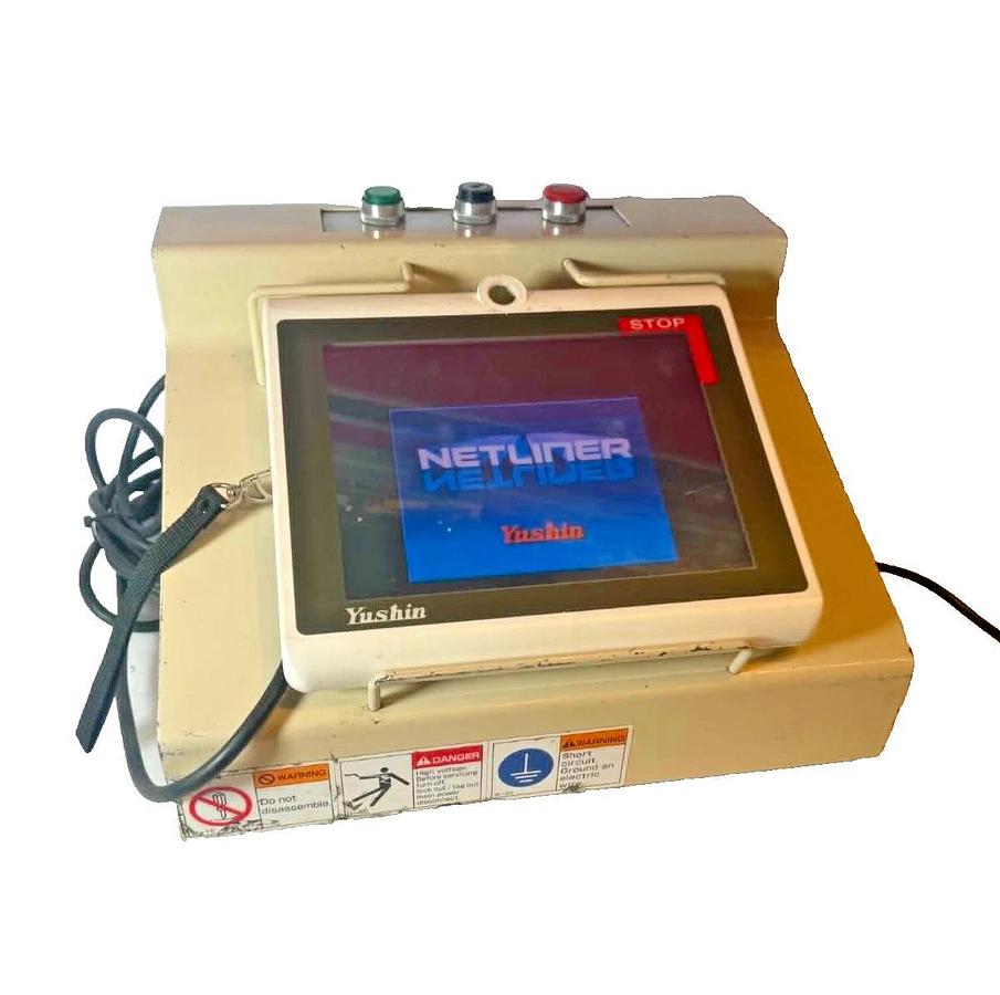 Used Yushin Touchscreen Robotic Teach Pendant Computer F8342370 *READ*