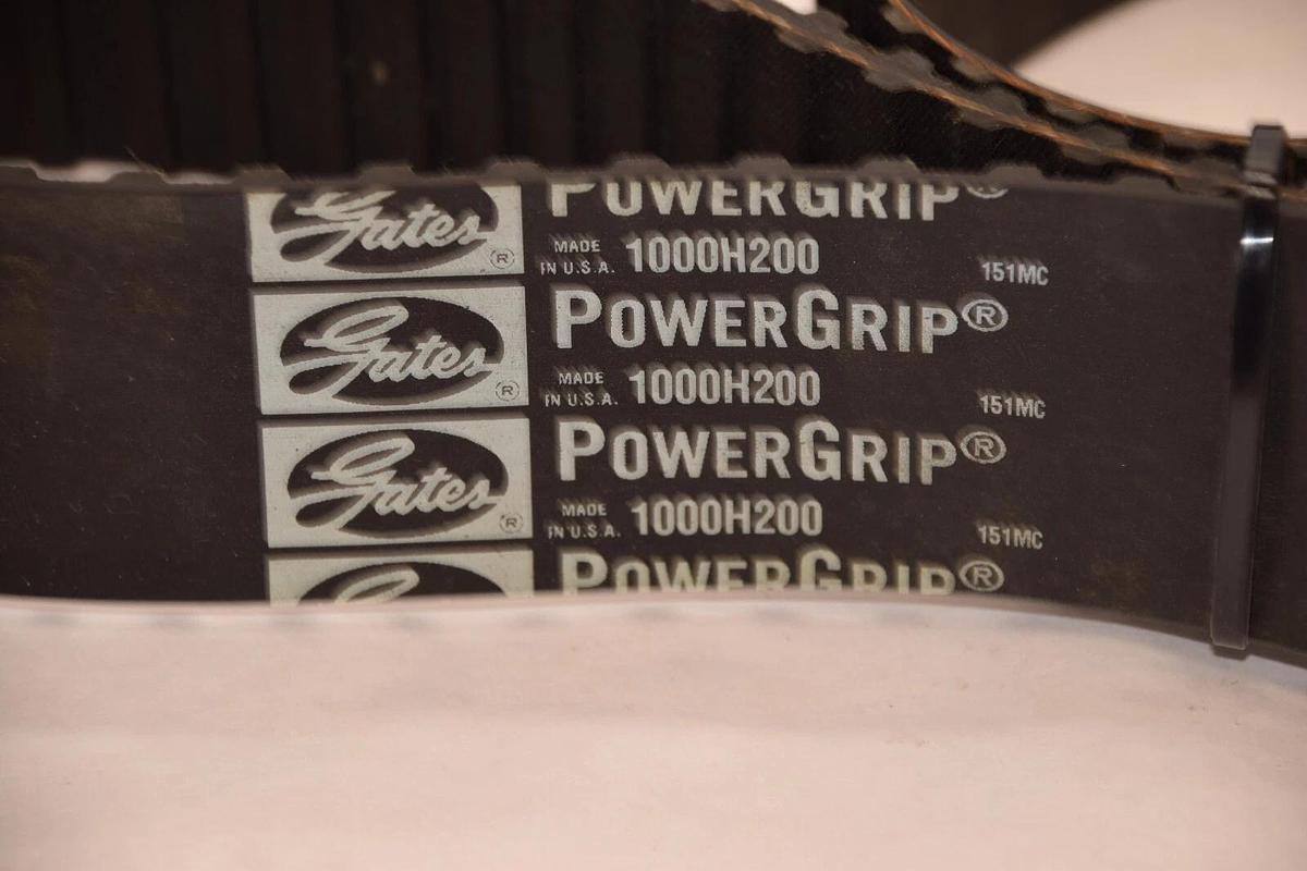 (NEW) GATES 1000H200 PowerGrip Cogged Timing Belt
