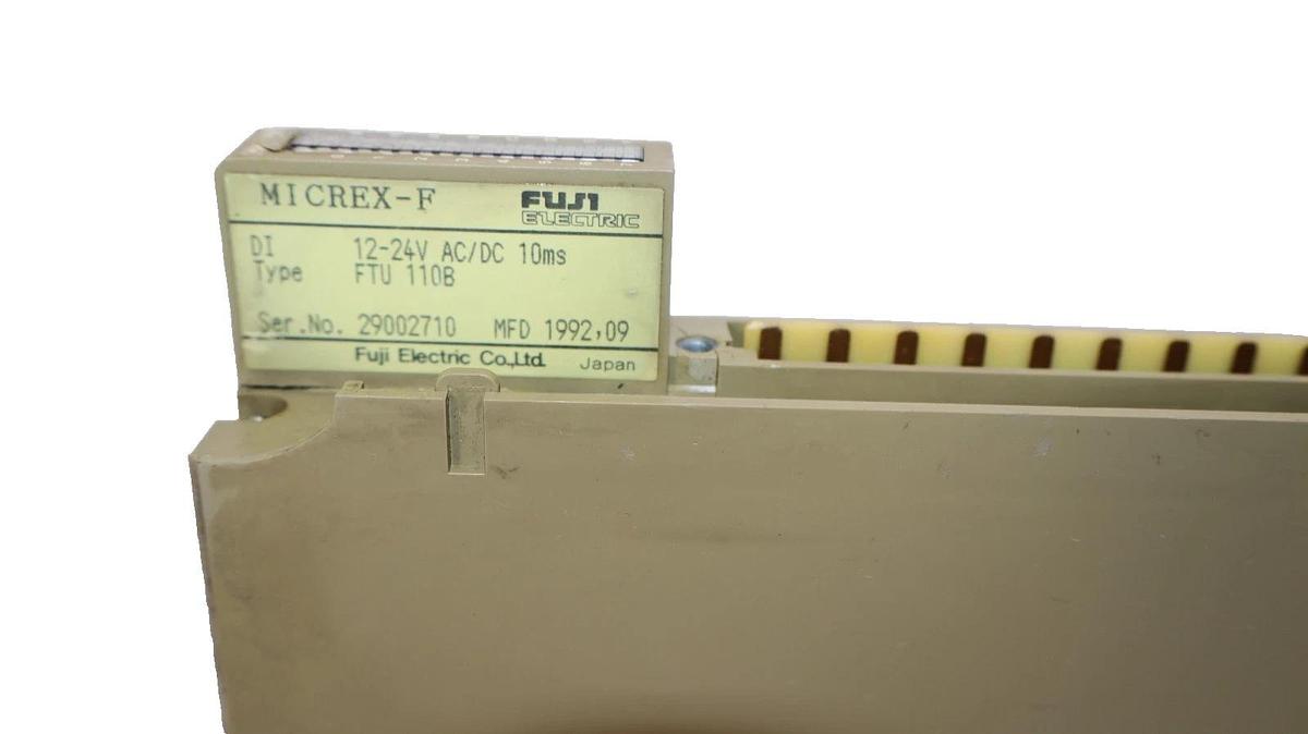 Used Fuji Electric Micrex-F Controller Programmable Module FTU 110B FTU110B 12-24V