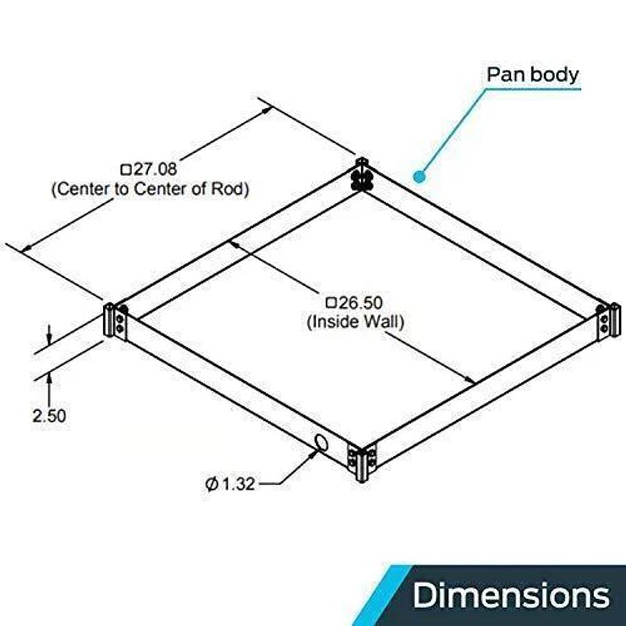Holdrite Quick Stand 50-SWHP Ceiling Mounted Suspended Water Heater QuickStand
