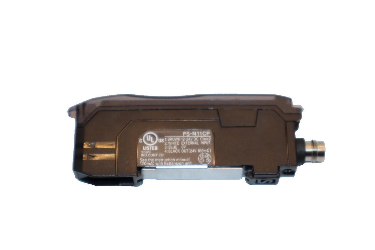 Used Keyence Digital Fiber Optic Sensor FS-N11CP , FSN11CP  (Lot of 2)