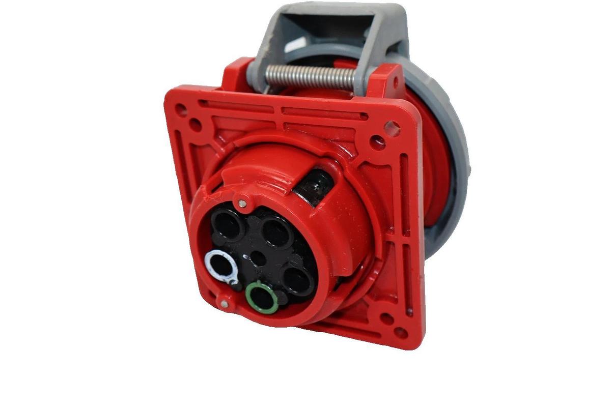 Hubbell Watertight Receptacle 532R6W 32A 220/380V , Red (NOS)
