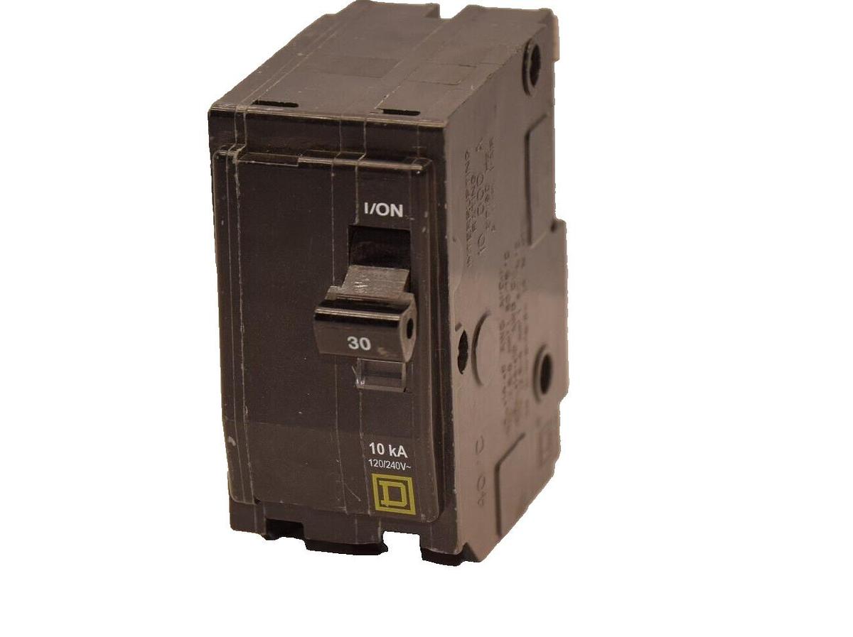 Square D Breaker DW-7810 HACR QO 30A 30 Amp 2 Pole 2P 120/240v (New)