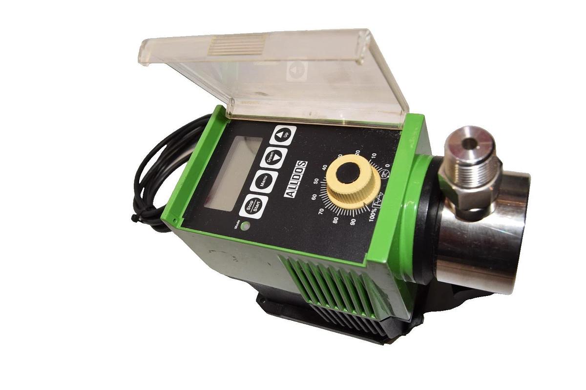 Used Alldos Eichler Gmbh 205-0.8 D02/A04/V01/P02 E26 0.254gph Metering Pump *Chip*