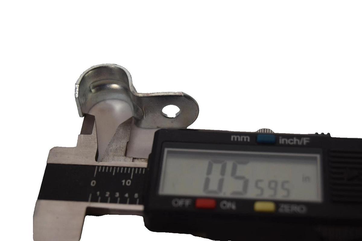 (Lot of 200) Assorted Brands 1/4" H.W. EMT 1 Hole Conduit Pipe Strap P-Clamp NEW