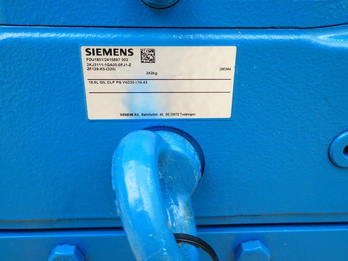 New, Siemens 14:1 ratio Gearbox 2kj3111-1ga05-0fj1-z  gear box  2kj3111 1ga05