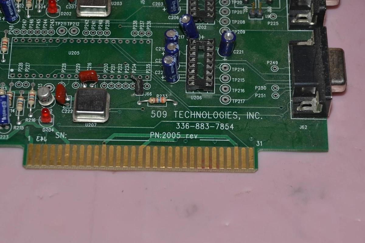 Used 509 TECHNOLOGIES PN 2005 CIRCUIT BOARD 336-883-7854