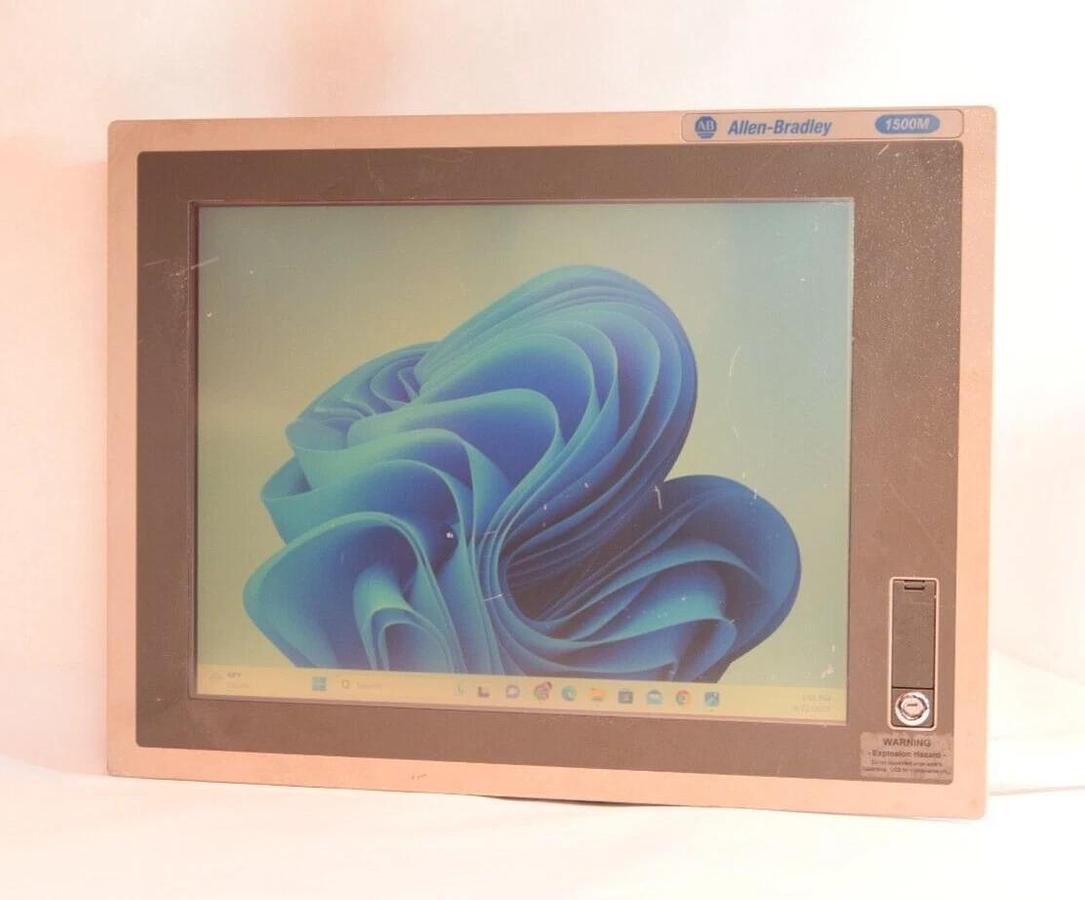 Used Allen Bradley Monitor Display Screen 6186M-15PTX 6186M15PTX 1500m Ser. G