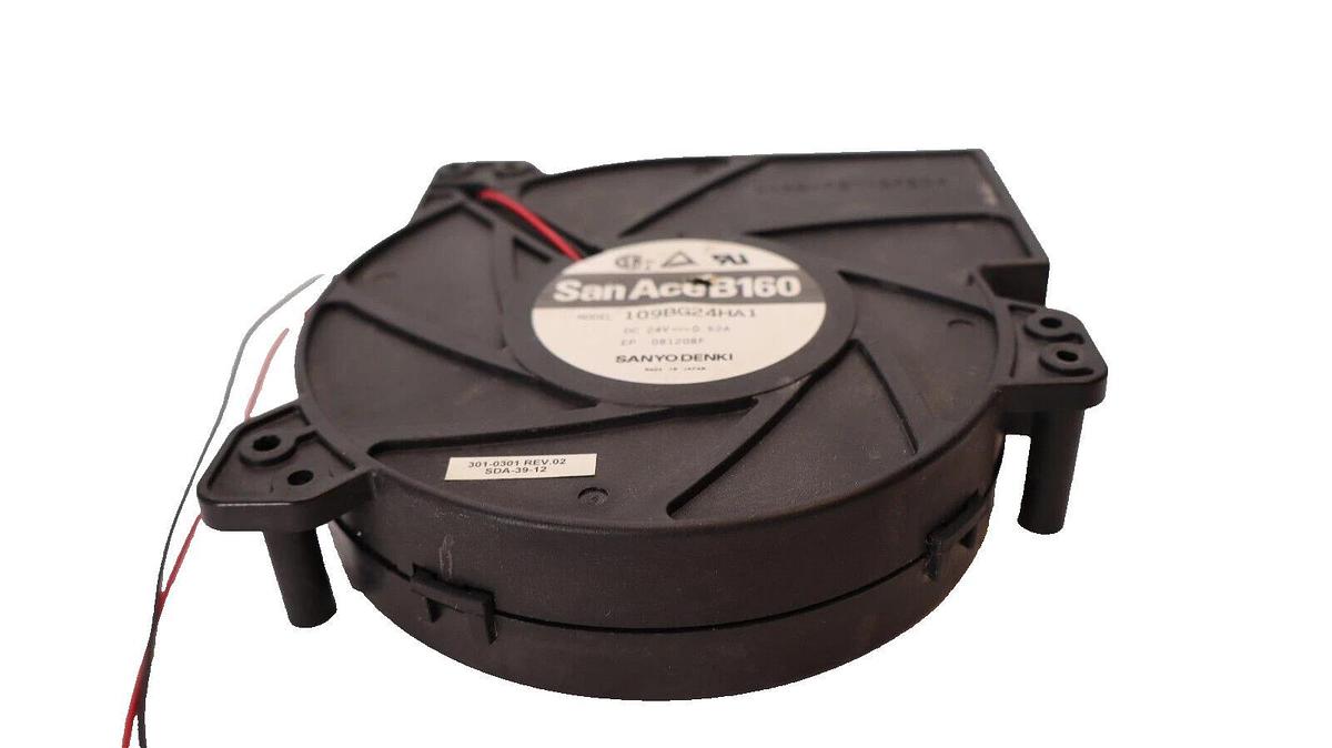 Used SANYO DENKI 109BG24HA1 24Vdc 0.62A SanAceB160 Fan